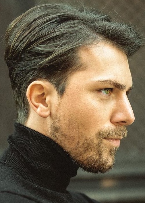 short beard and hair combination for men 2020